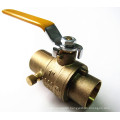 fully welded forged brass ball valves with drain (sweat*sweat) lower price